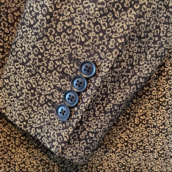 Jf J Ferrar Slim fit Gold print tuxedo jacket 40S - Picture 5 of 5